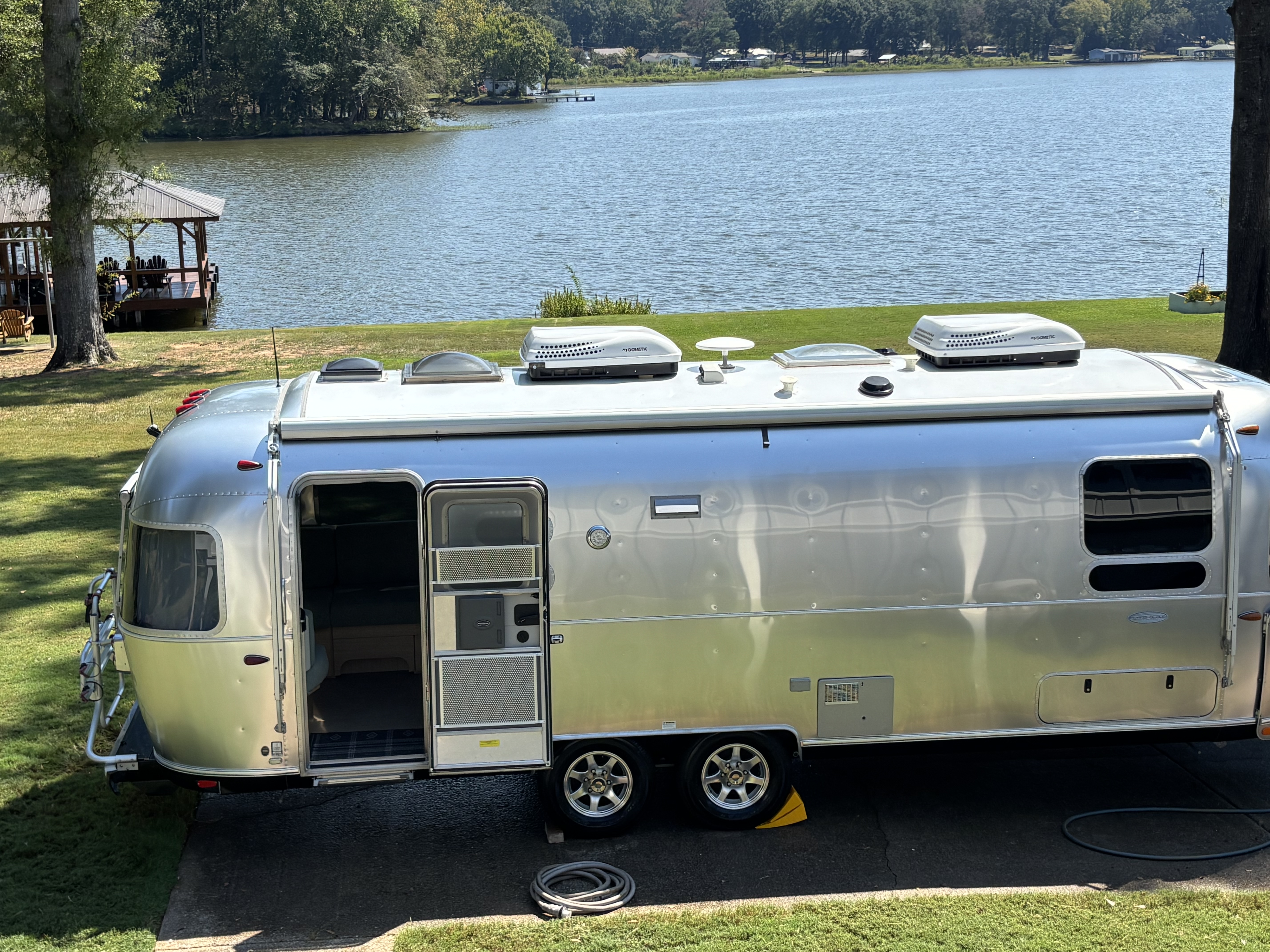 Airstream travel trailer after detail